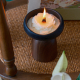 Wooden Stand Candle 